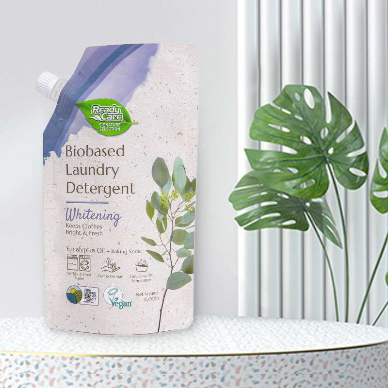 Spout pouch laundry detergent bag na may pagganap ng sealing