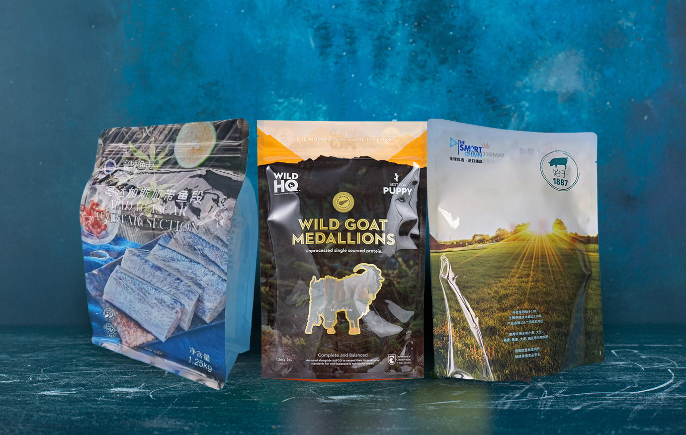 Frozen na bag ng packaging ng pagkain